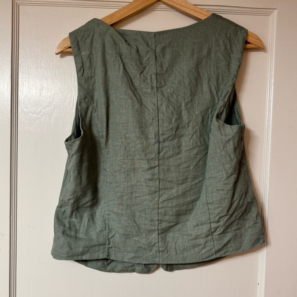 Abercrombie Linen Collection Vest and Skirt Set - Picture 5 of 10